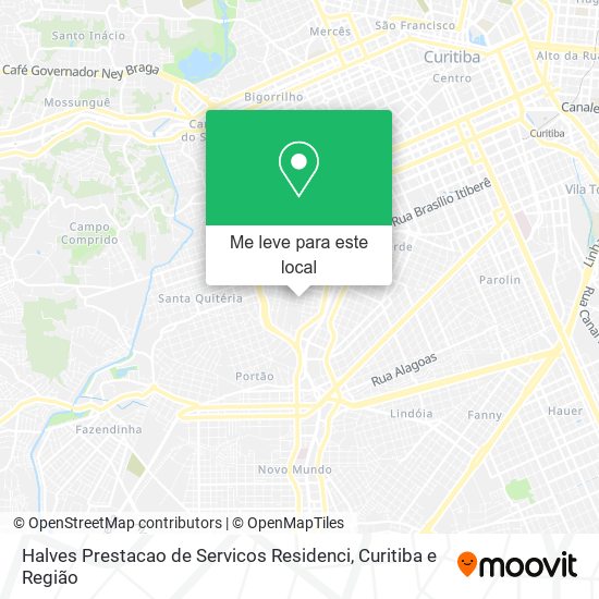 Halves Prestacao de Servicos Residenci mapa