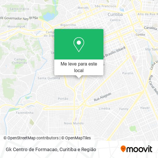 Gk Centro de Formacao mapa