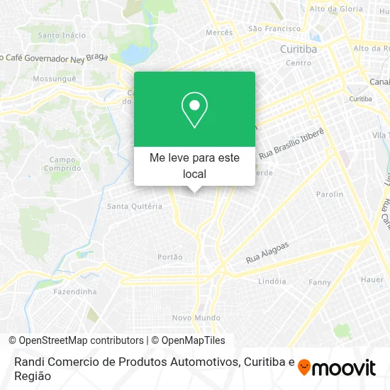 Randi Comercio de Produtos Automotivos mapa
