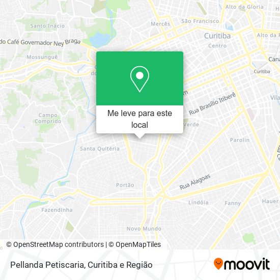 Pellanda Petiscaria mapa