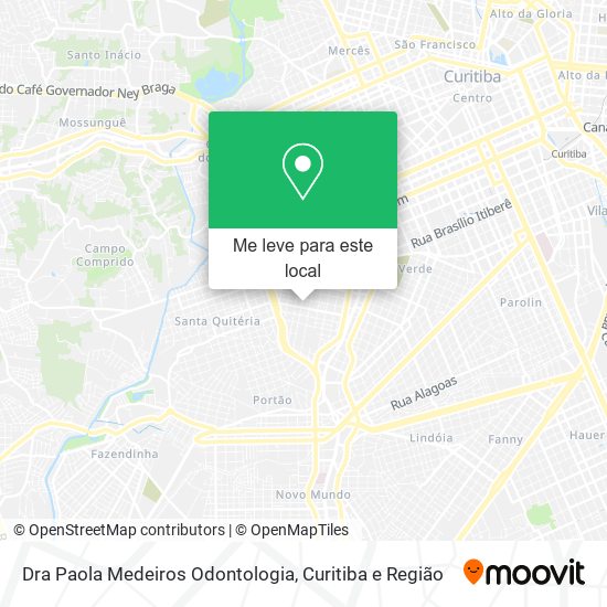 Dra Paola Medeiros Odontologia mapa