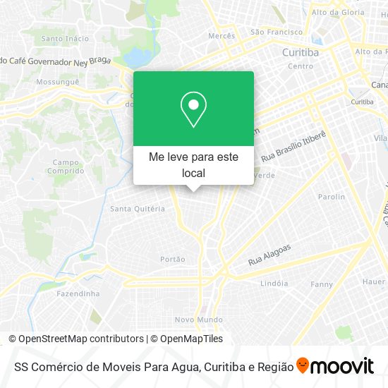 SS Comércio de Moveis Para Agua mapa