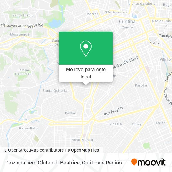 Cozinha sem Gluten di Beatrice mapa