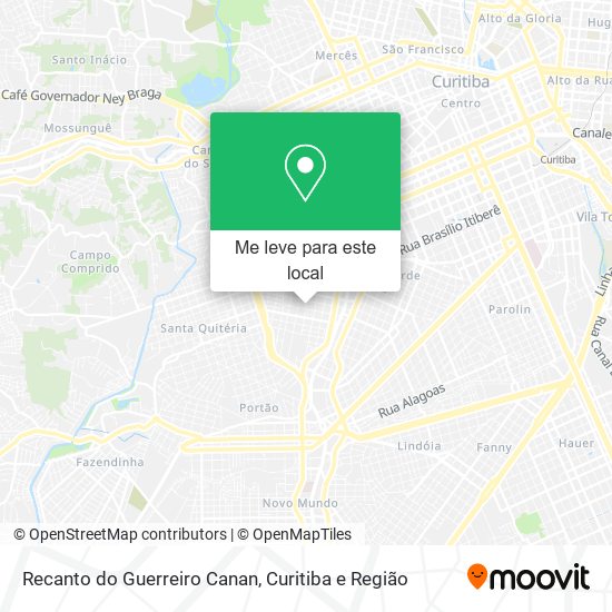 Recanto do Guerreiro Canan mapa