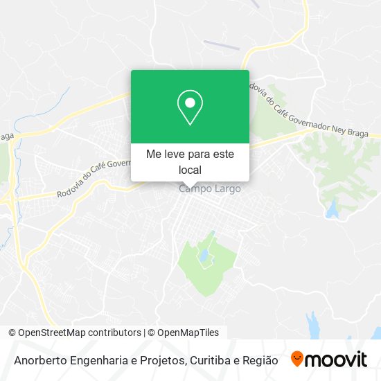 Anorberto Engenharia e Projetos mapa