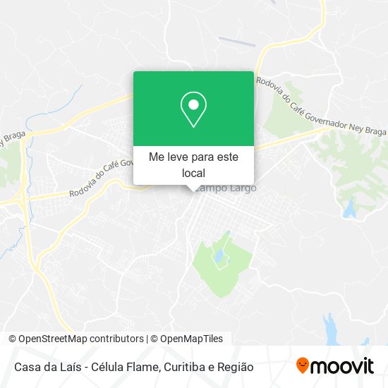 Casa da Laís - Célula Flame mapa