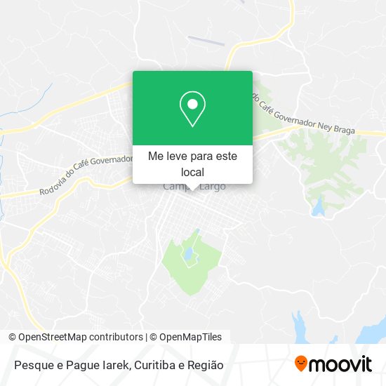 Pesque e Pague Iarek mapa