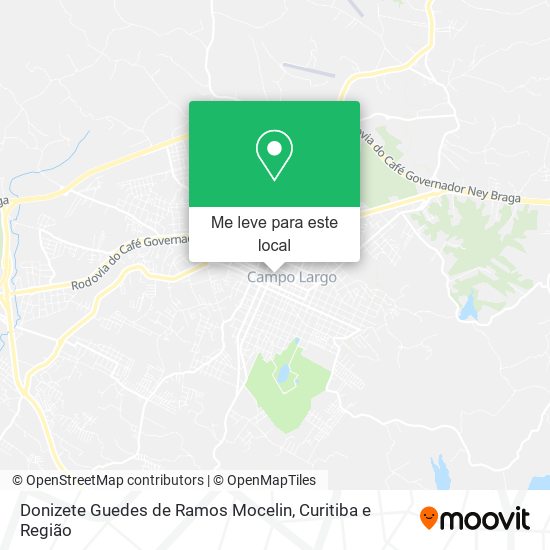 Donizete Guedes de Ramos Mocelin mapa