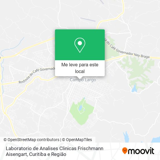 Laboratorio de Analises Clinicas Frischmann Aisengart mapa