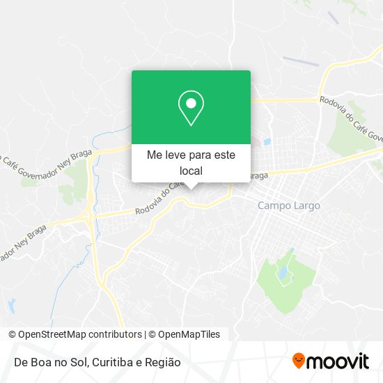 De Boa no Sol mapa