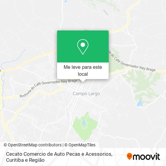 Cecato Comercio de Auto Pecas e Acessorios mapa
