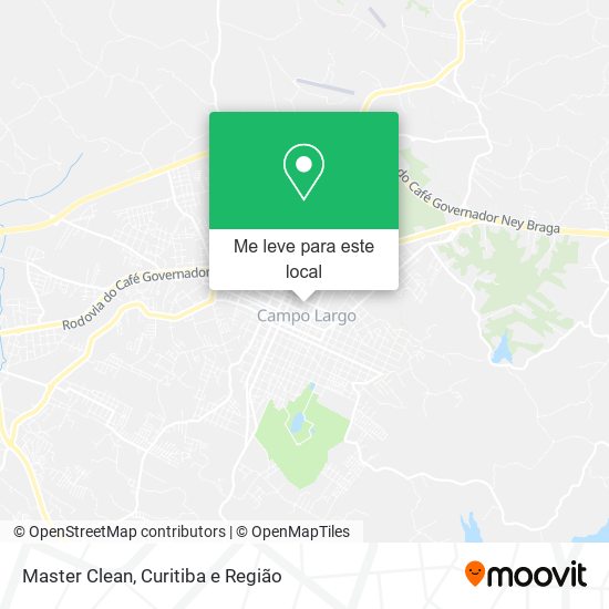 Master Clean mapa