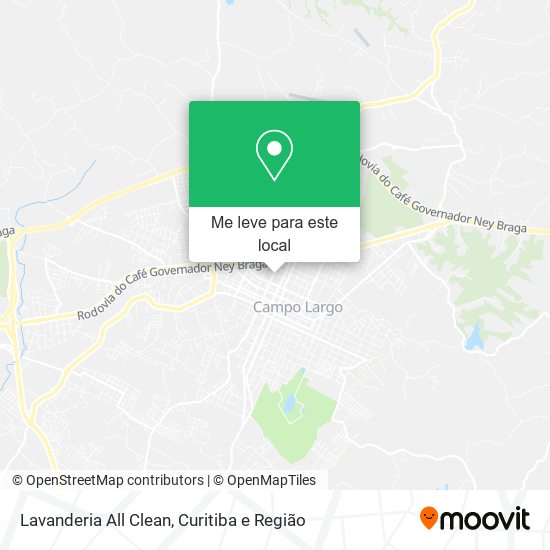 Lavanderia All Clean mapa