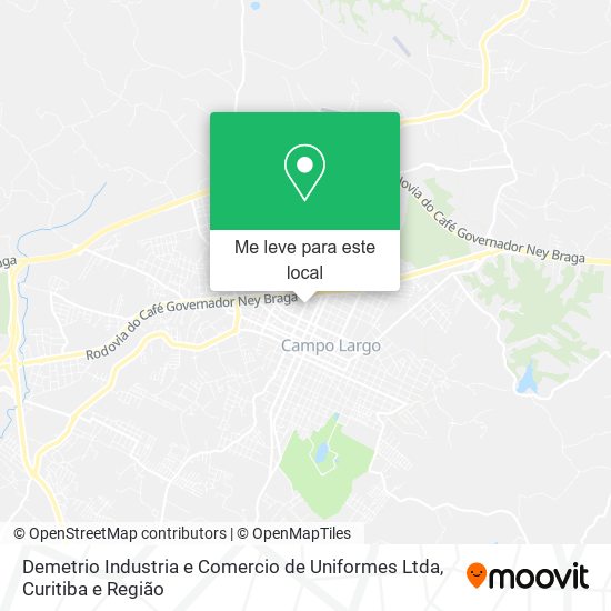 Demetrio Industria e Comercio de Uniformes Ltda mapa