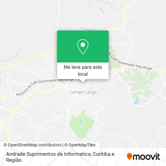 Andrade Suprimentos de Informatica mapa