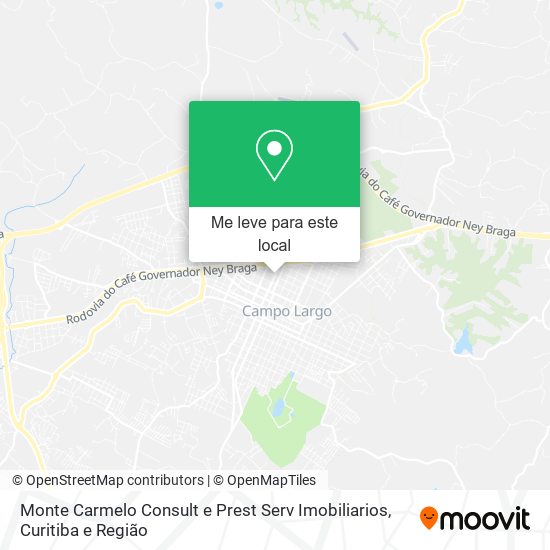 Monte Carmelo Consult e Prest Serv Imobiliarios mapa
