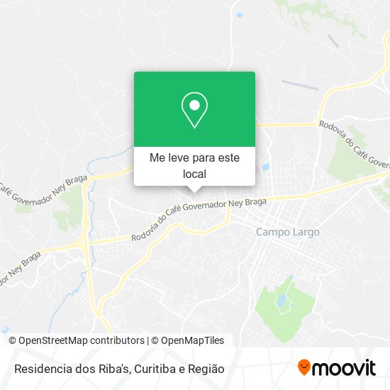 Residencia dos Riba's mapa