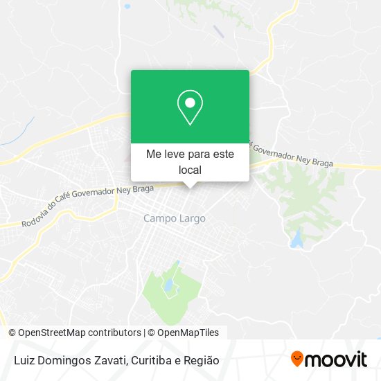 Luiz Domingos Zavati mapa