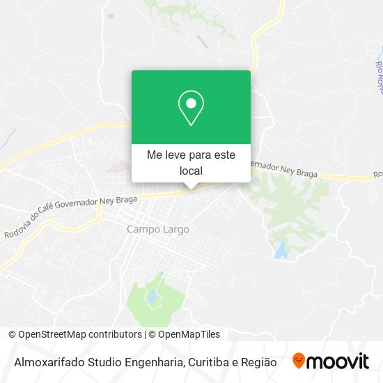 Almoxarifado Studio Engenharia mapa