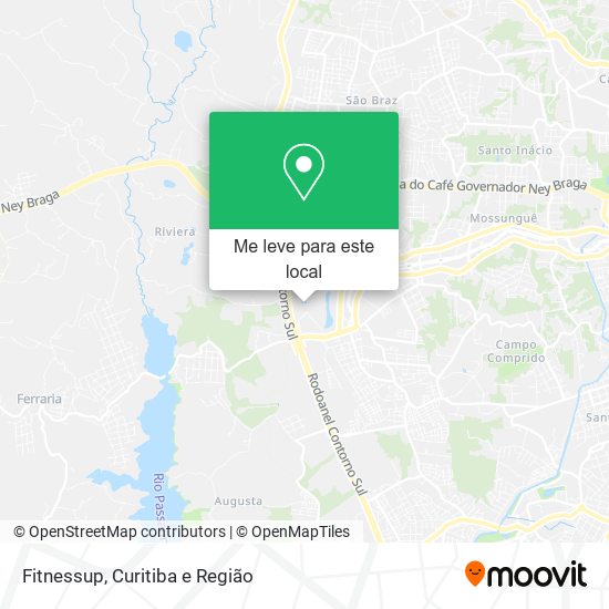 Fitnessup mapa