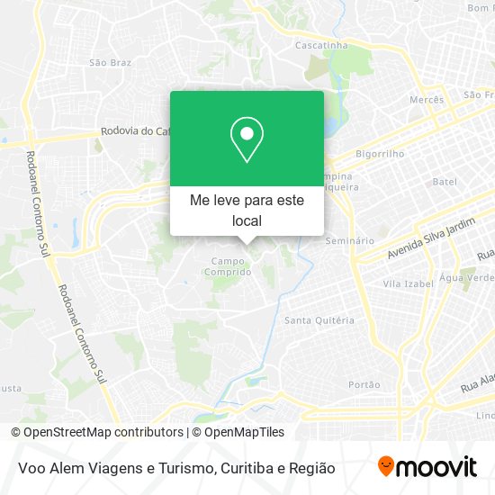 Voo Alem Viagens e Turismo mapa
