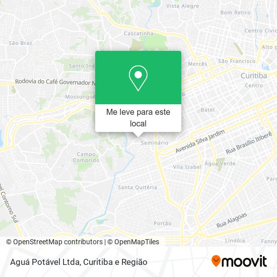 Aguá Potável Ltda mapa