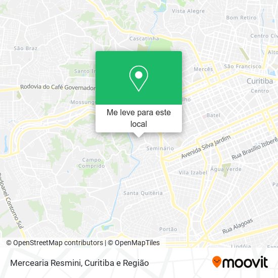 Mercearia Resmini mapa