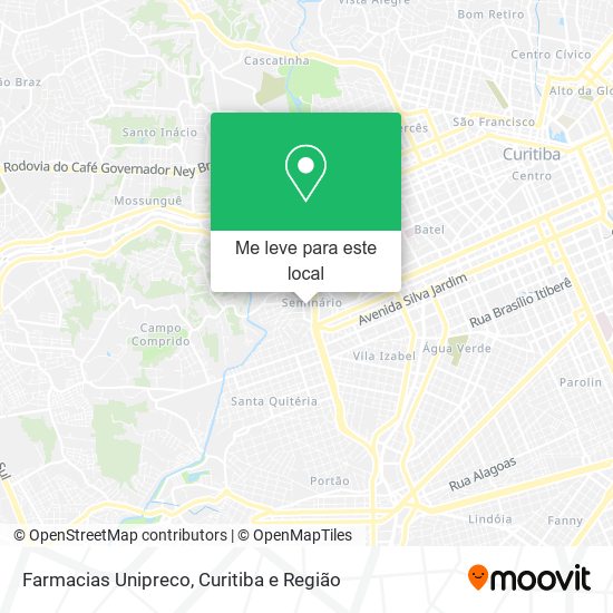 Farmacias Unipreco mapa