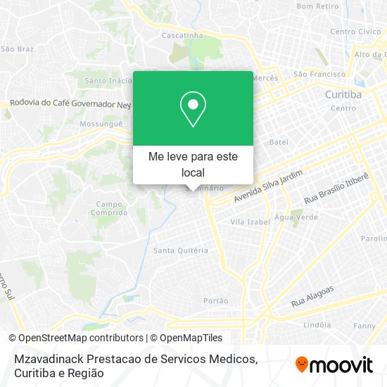 Mzavadinack Prestacao de Servicos Medicos mapa