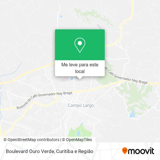 Boulevard Ouro Verde mapa