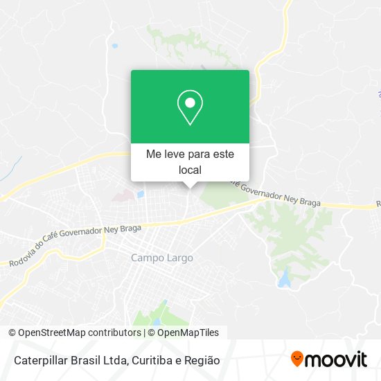 Caterpillar Brasil Ltda mapa