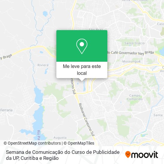 Semana de Comunicação do Curso de Publicidade da UP mapa