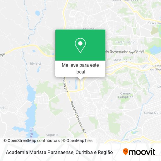 Academia Marista Paranaense mapa