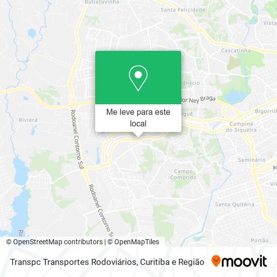 Transpc Transportes Rodoviários mapa