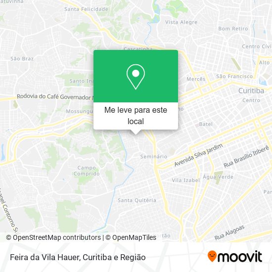 Feira da Vila Hauer mapa