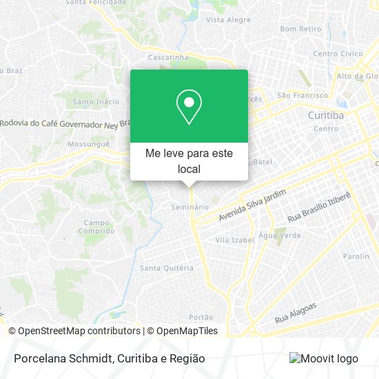 Porcelana Schmidt mapa