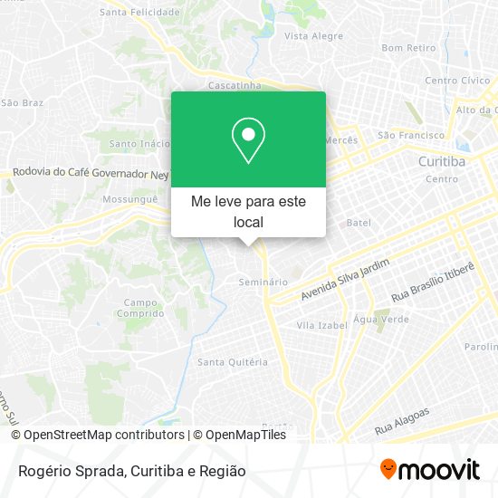 Rogério Sprada mapa