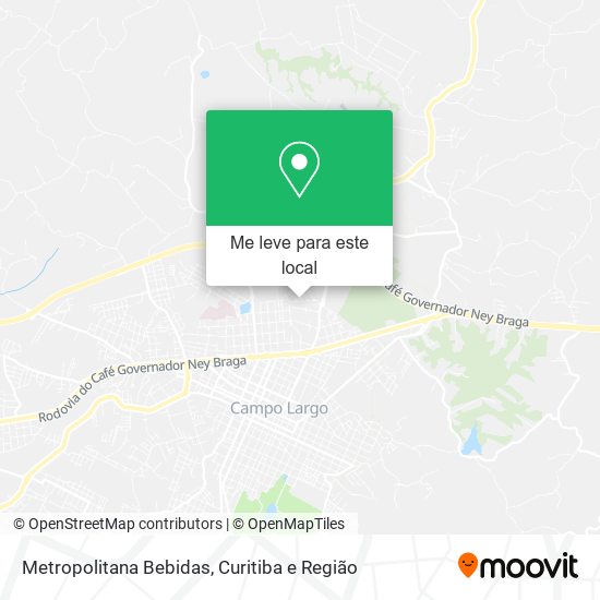 Metropolitana Bebidas mapa