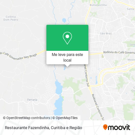 Restaurante Fazendinha mapa
