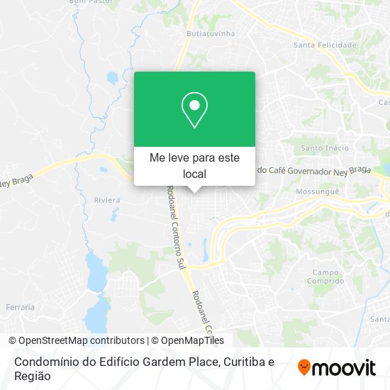 Condomínio do Edifício Gardem Place mapa