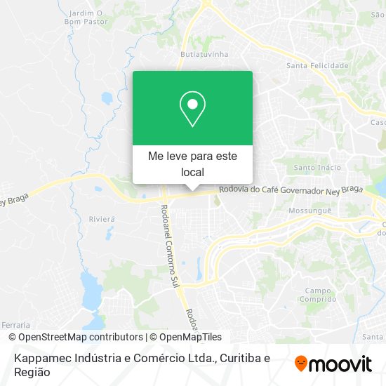Kappamec Indústria e Comércio Ltda. mapa