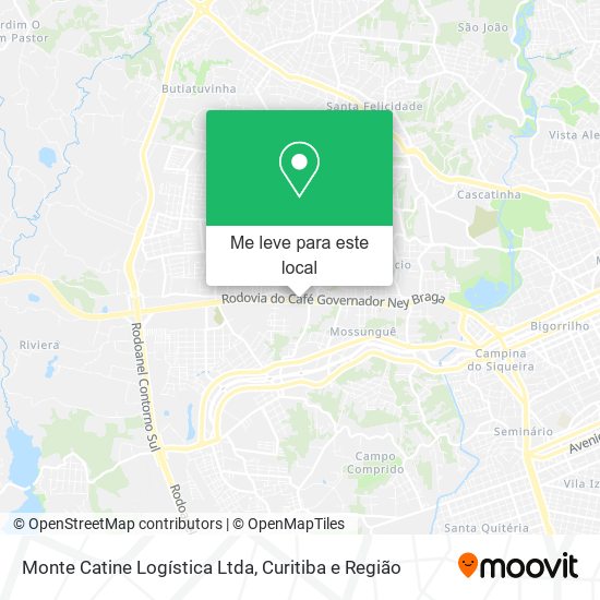 Monte Catine Logística Ltda mapa