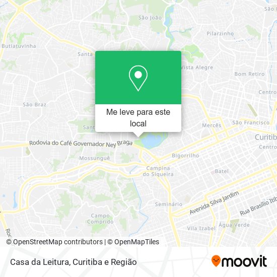 Casa da Leitura mapa