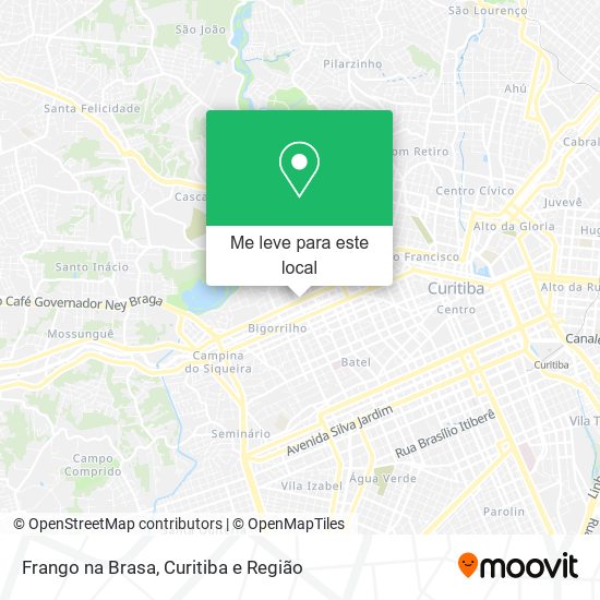 Frango na Brasa mapa