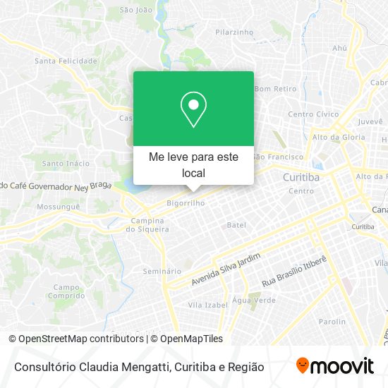 Consultório Claudia Mengatti mapa
