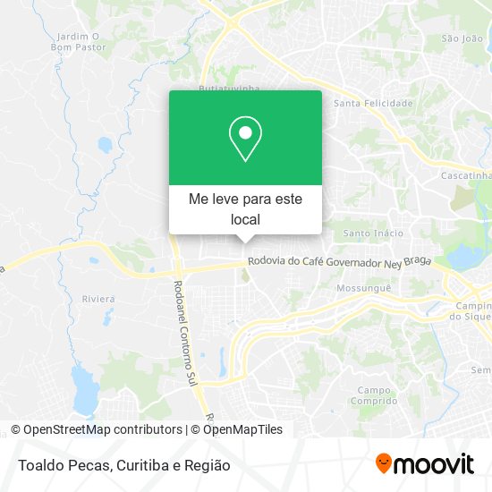 Toaldo Pecas mapa