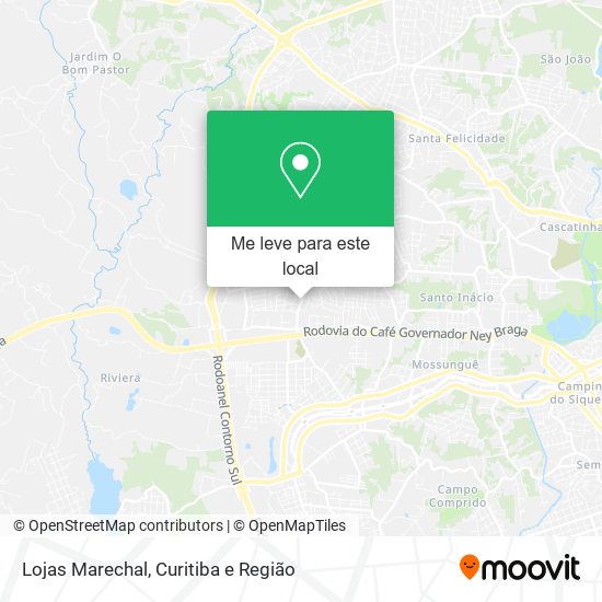 Lojas Marechal mapa