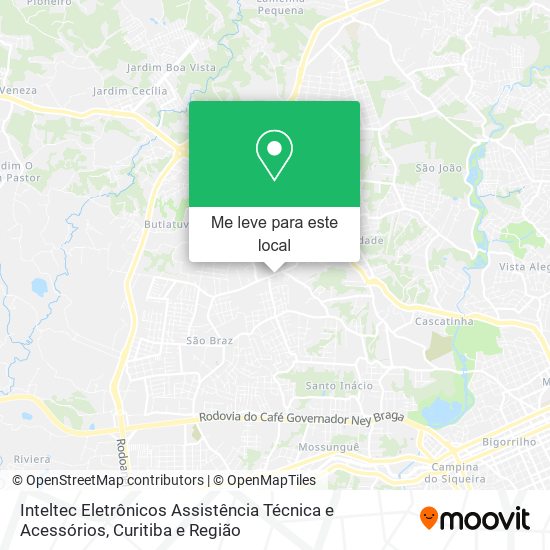 Inteltec Eletrônicos Assistência Técnica e Acessórios mapa