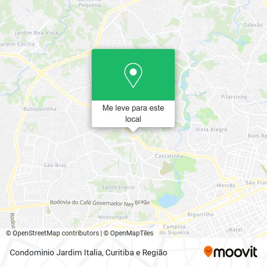 Condominio Jardim Italia mapa