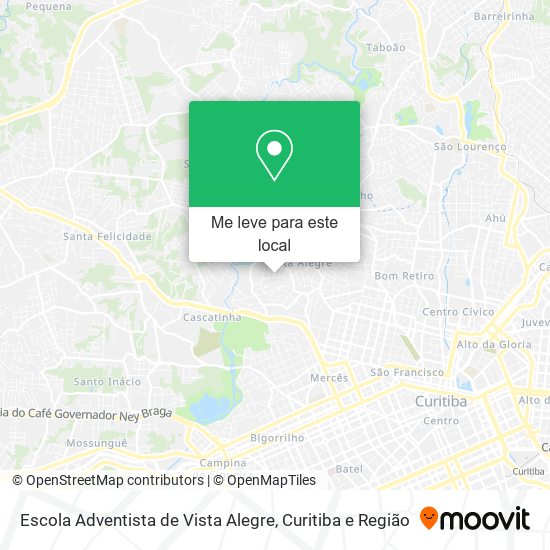 Escola Adventista de Vista Alegre mapa